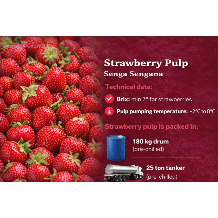 Polpa di fragola B2B | Kabako Gruppe