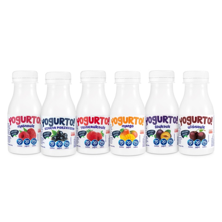YOGURTO! Smoothie – 70% Przecierów Owocowych