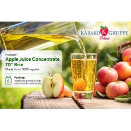 Concentrato di succo di mela 70 Brix dalla Polonia – Kabako Gruppe