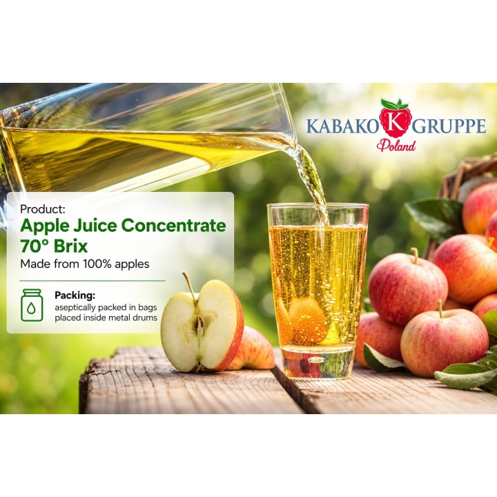 Apple Juice Concentrate 70 Brix | Poland | Kabako Gruppe
